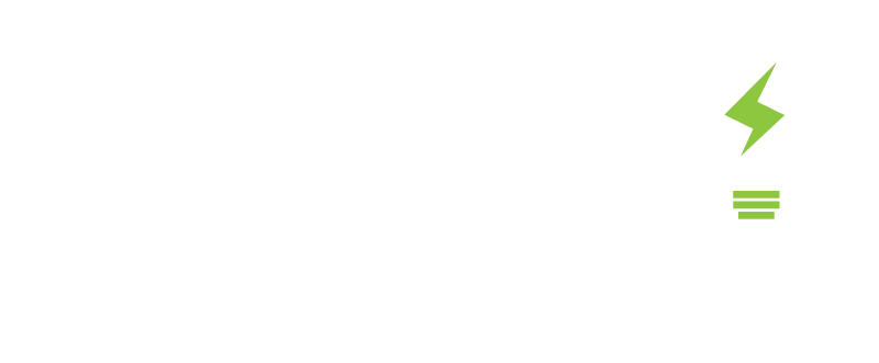 STG Electric logo white